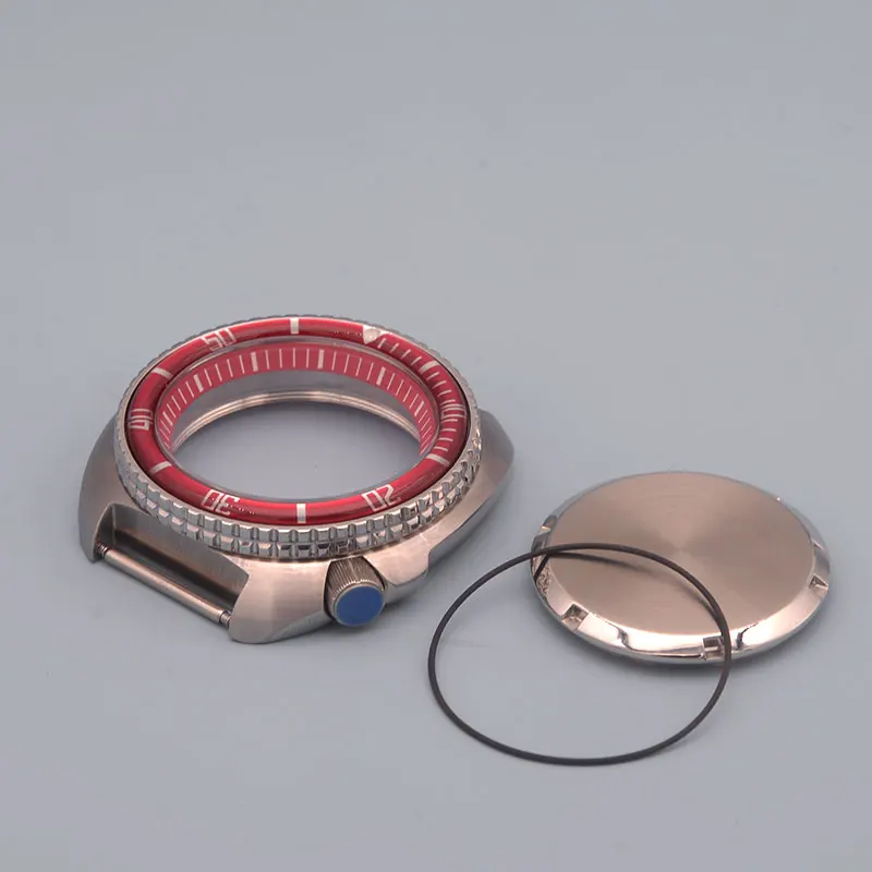 Enhanced Waterproof Diving Watch Case with Resin Bezel