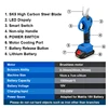 30mm 2 Gear Digital Brushless Cordless Pruner Shear Efficient Fruit Tree Bonsai Pruning Branches Cutter for Makita 18V Battery 4