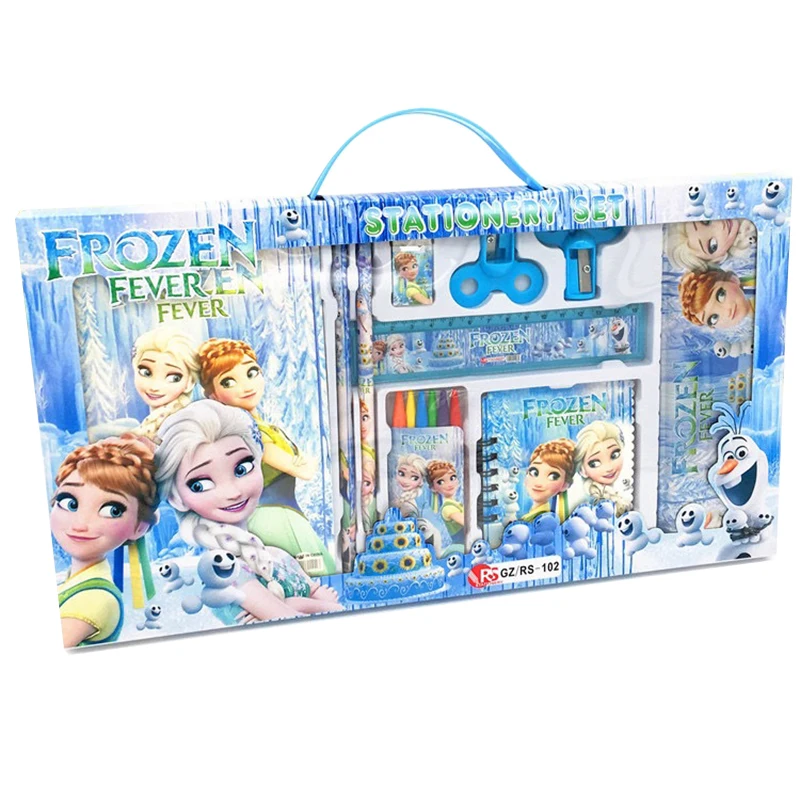 

Disney Frozen 2 Spiderman Stationery Set Cartoon Anime Figures Mickey Minnie Mouse Kids Toys School Supplies Stationery Gifts