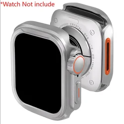 Custodia di Lusso in Lega di Alluminio Premium per Apple Watch - Cover Protettiva Ultra per Bumper Frame