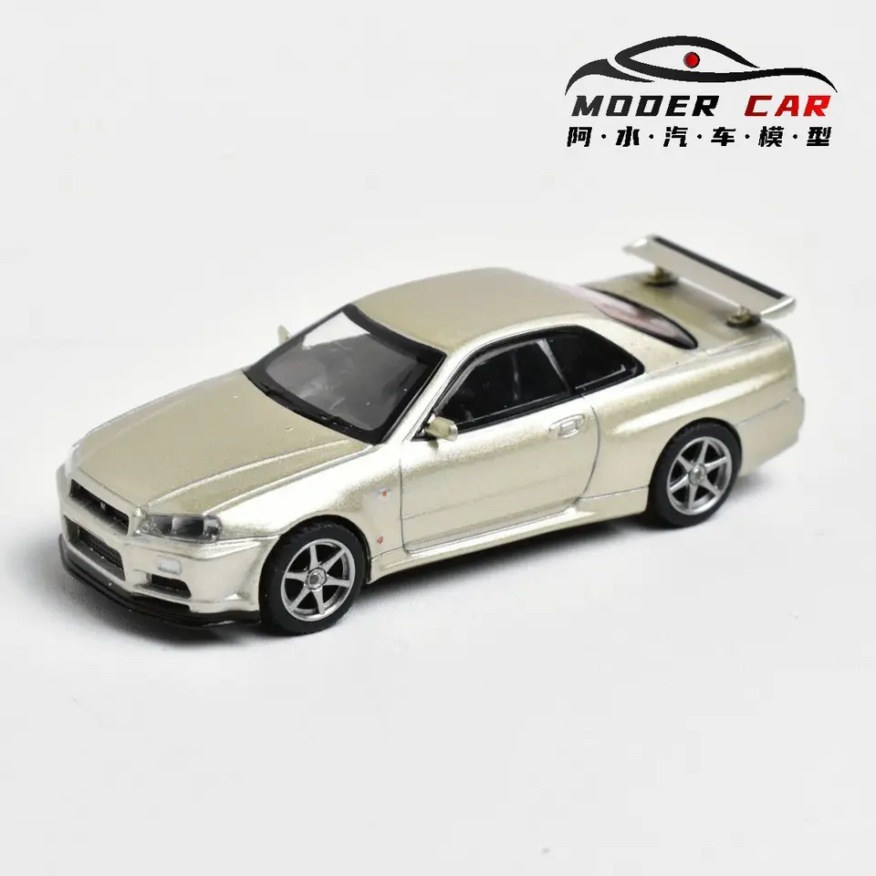 1/64 日産 skyline er34 精密ミニカー Mortal & OM 1/64 Nissan ER34 uras SKYLINE Diecast Toy Car