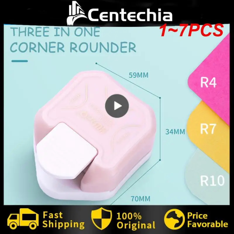 

1 ~ 7 шт. карамельных цветов R5 R4 R7 R10 угловая обрезка бумаги Пробойники для скрапбукинга карточки фотоинструменты школа