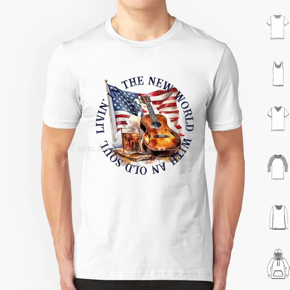 Oliver Anthony New World Old Soul T Shirt 6Xl Cotton Cool Tee Oliver Anthony Rich Men North Of Byrd I Want To Go Home