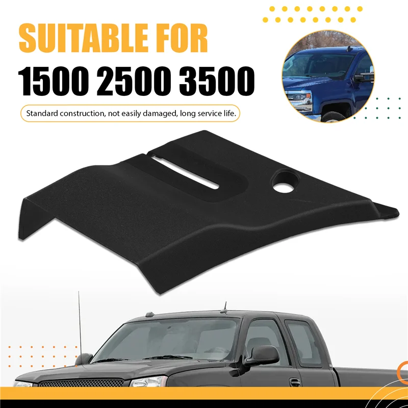 Silverado 1500 2500 3500 Sierra 07-14 앞 유리 엔드 캡 그릴 패널 15946004(R) 용 자동차 사이드 와이퍼 카울