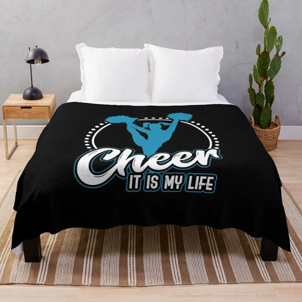 

Cheerleader Cheerleading Gift Sport Hobby Throw Blanket Blankets For Sofas for sofa Flannel Blankets