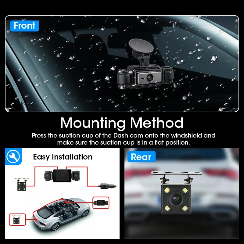 1080P UHD Car DVR Dash Cam Night Vision & Loop Recording WIFI Video Recorder Rear View Camera Support Vehicle Remote Control