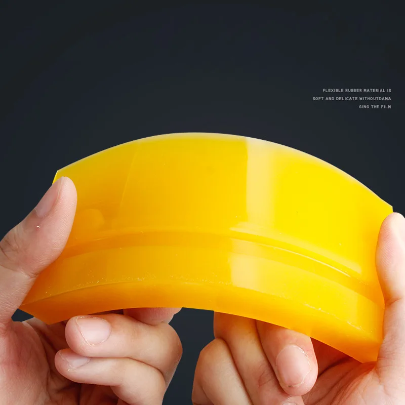 1Pc Silicone Rubber Squeegee Car Vinyl Wrapping Water Wiper Glass Squeegee Mini Blade Window Tinting Tool Vinyl Film Scraper