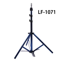 1pcs Blue Color Hair Salon Adjustable Aluminum Tripod Stand Mannequin Training Head Holder Wig Stand Clamp