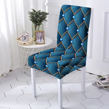 Elastic 3D Print Chair Cover 8 Chair And Sofa Covers