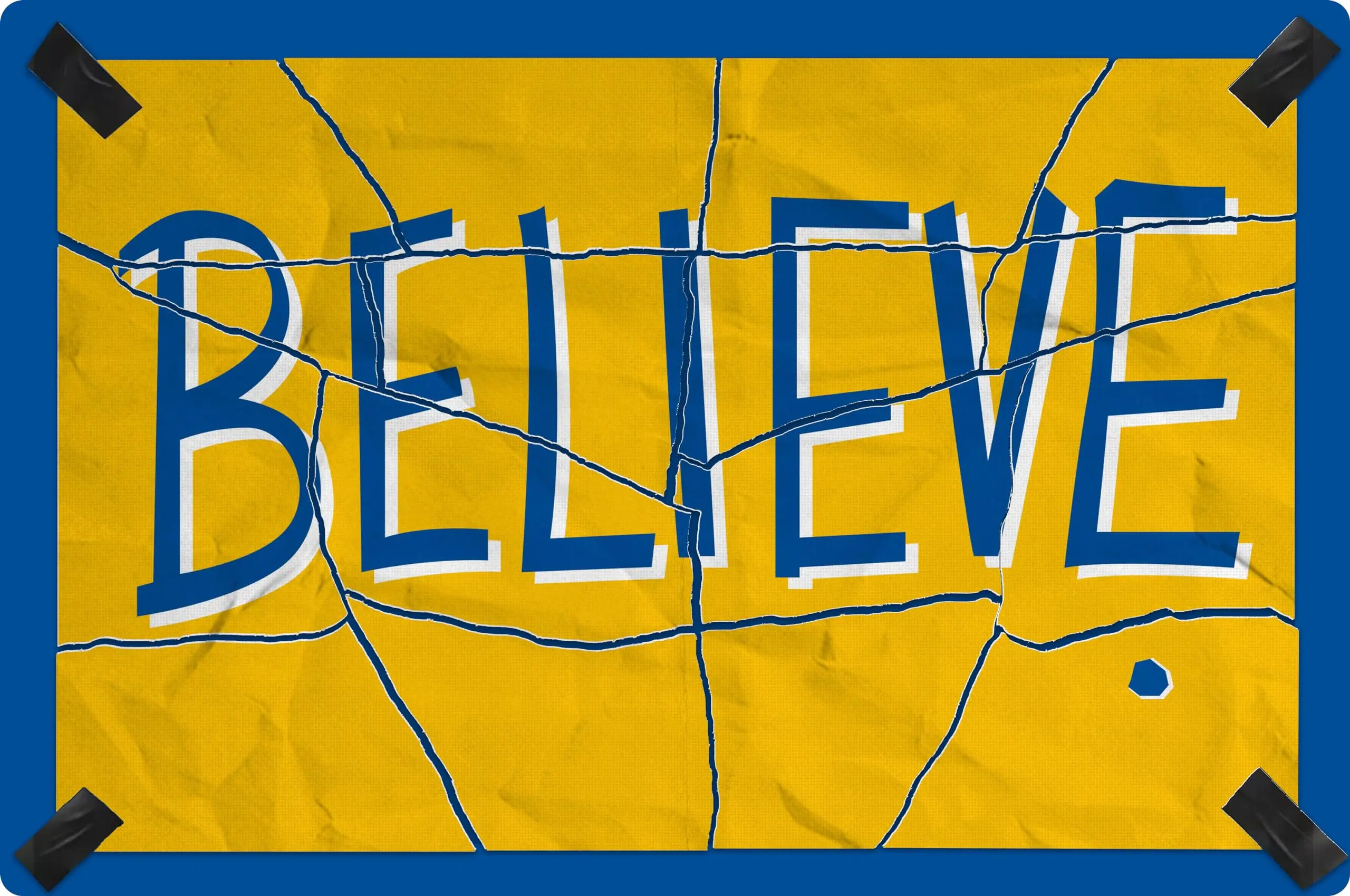 Знак Flinelife вера, знак Потертого вера 12x8, верьте, металлический мотивационный Настенный декор-идеально подходит для фанатов