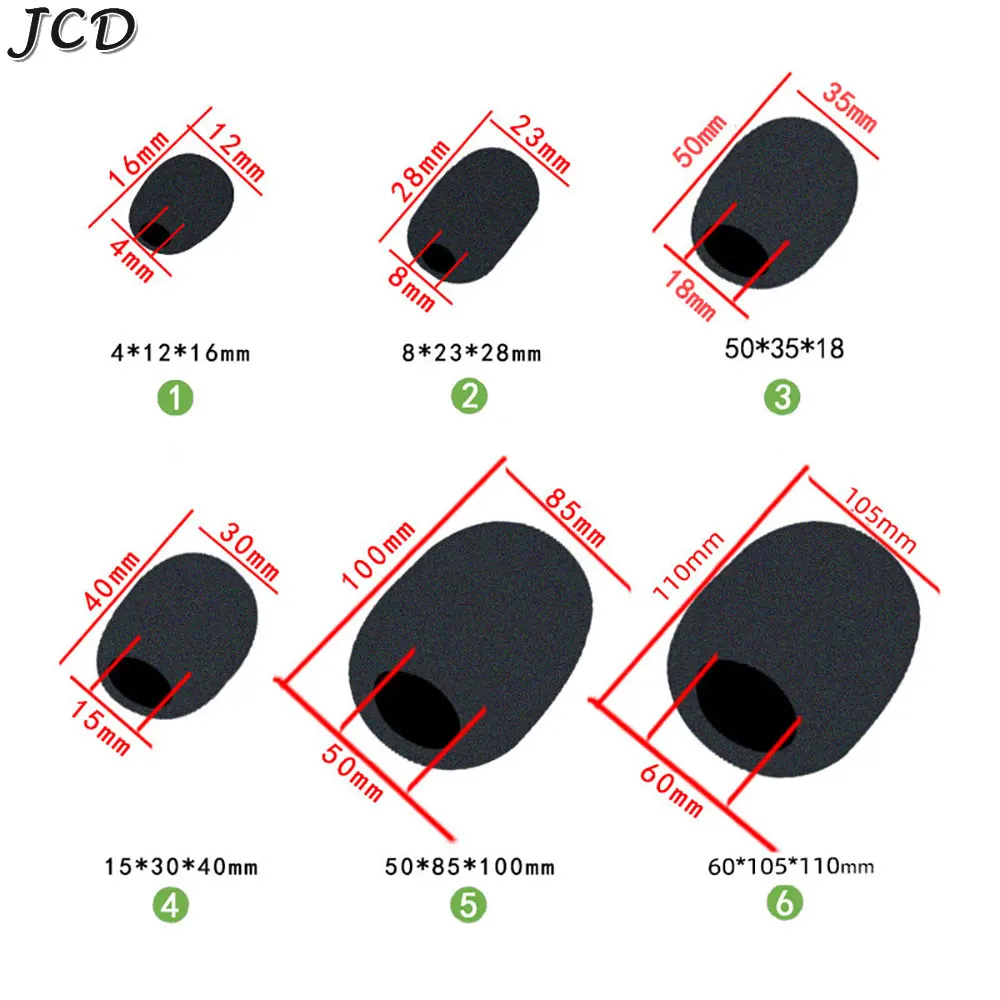 Microphone Foam Covers Mic Protector Replacement Headset Windshield For Mic microphone cover,microphone accessories,microphone windscreen