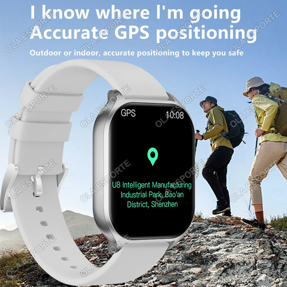 2026 New Smart Watch Android IOS Phone 2.01 Color Screen Bluetooth Call Blood Oxygen/Pressure Monitor Smart Watch Women Men Ma27 5