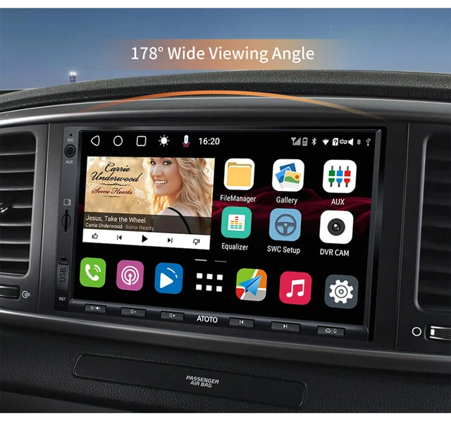 Atoto S8 7 Inch Touch Screen Android 10.0 2 Din Car Radio