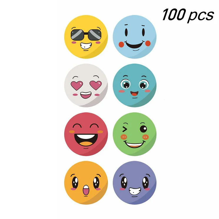 100-500 יחידות מדבקות פרס למורים עבור ילדים בית ספר צעצוע חמוד משחק תג תודה מדבקות DIY מתנה חותמת תווית ציוד כתיבה