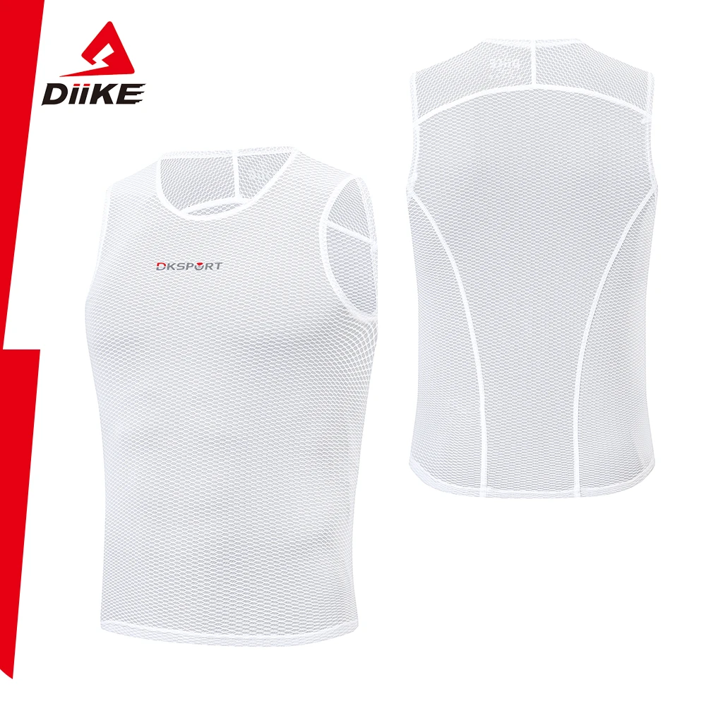 DIIKE Men Cycling Base Layer Summer Jersey Cycling Vest Reflective MTB