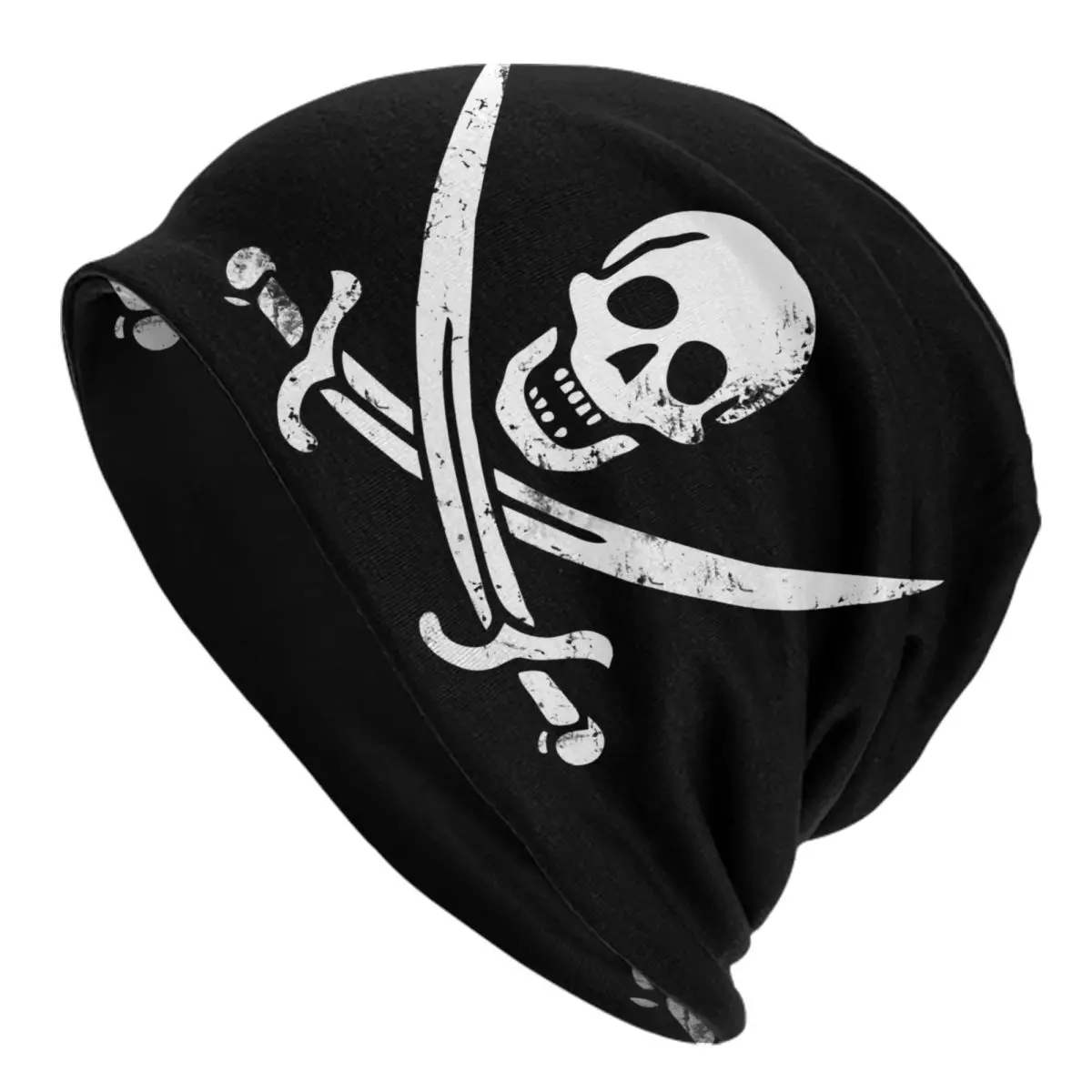 

Jolly Roger Skull And Cross Bones Beanie Cap Winter Warm Bonnet Homme Knitting Hats Street Outdoor Ski Skullies Beanies Caps