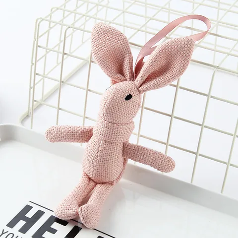 Cute Soft Dress Rabbit Stuffed Plush Bunny Toy Pets Fashion For Baby Girl Kid Gift Animal Doll Keychain Bouquet Plush Dolls