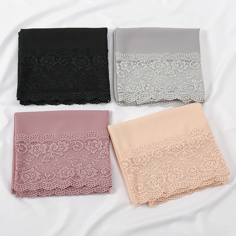 Lace bubble flower chiffon hijab for women, instant hijab, shawl, high-quality wrap, headband, shawls, Muslim hijab, new regular hijab.