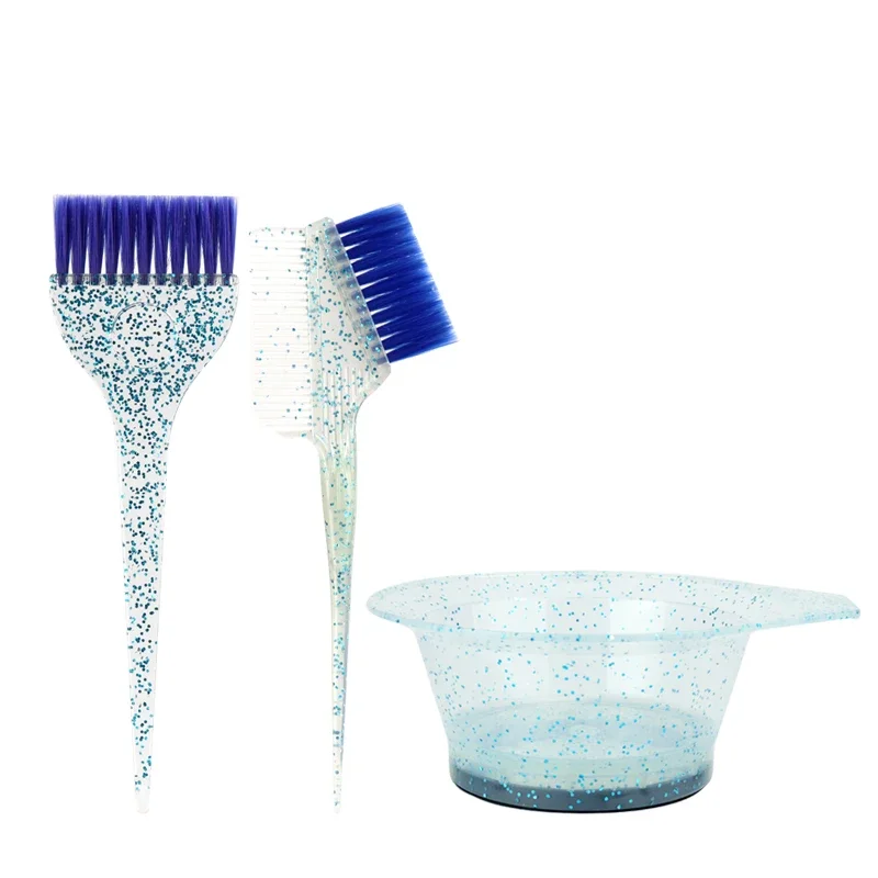 

Hair Brush Crystal Hair Dyeing Bleaching Brush Sets Salon Hairdresser Coloring Mixing Tools Hair Color Applicator bottle 염색도구