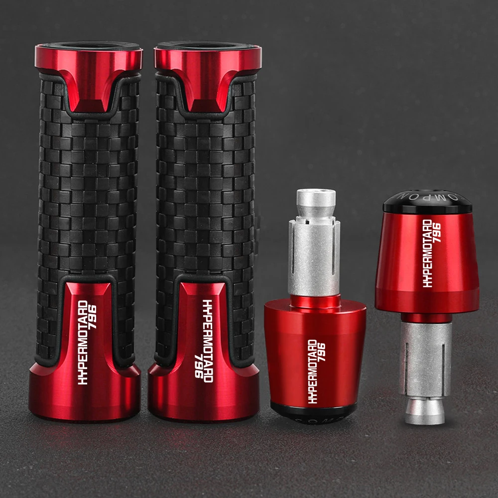 

Motorcycle 7/8" 22mm Handlebar Grips Handle grip Ends Plug Slider Caps For Ducati HYPERMOTARD796 hypermotard 796 2010 2011 2012