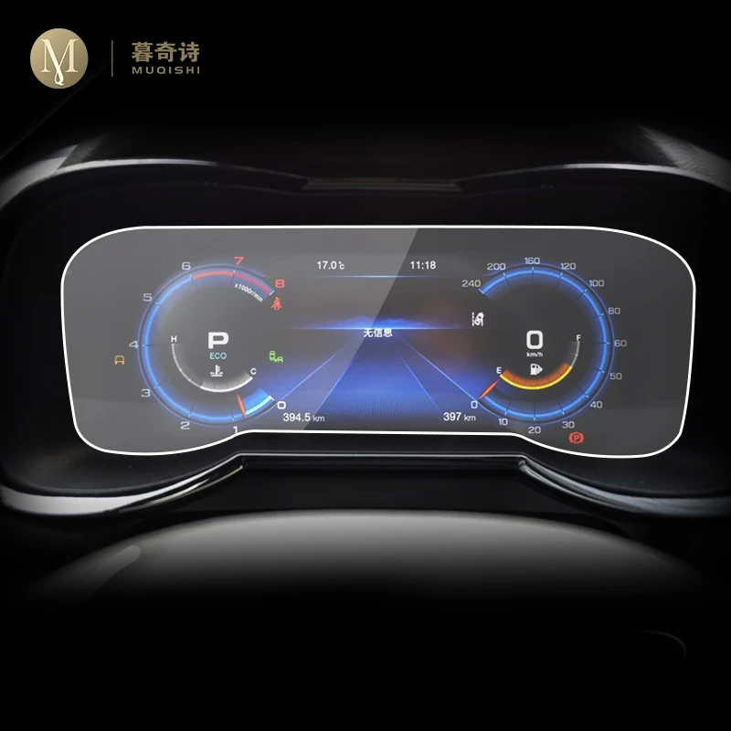 

For Trumpchi GS8 2020-2021 Dashboard Instrument Panel Screen Protector Car Accessories Interior Details Stickers Film Cover TPU