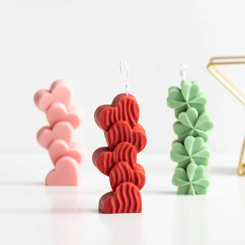 Candle Making Silicone Molds Silicone Mold Candle Diy Heart Flower