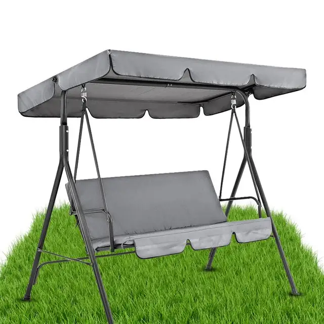Garden Swing Ülés Párna Udvar Terasz Lengő Takaró Vízálló Porálló Napfényes Üléshinta Szék Borítóellenes Keret - Image 3
