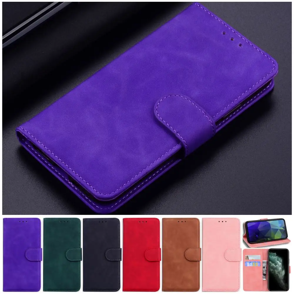 

Card Slot Magnet Case For Xiaomi Mi 12X 12 Pro Redmi 10C 10A Note 9 10 11 Pro 4G 5G 9S 10S 11S 11T 11E Single Color Wallet D26F