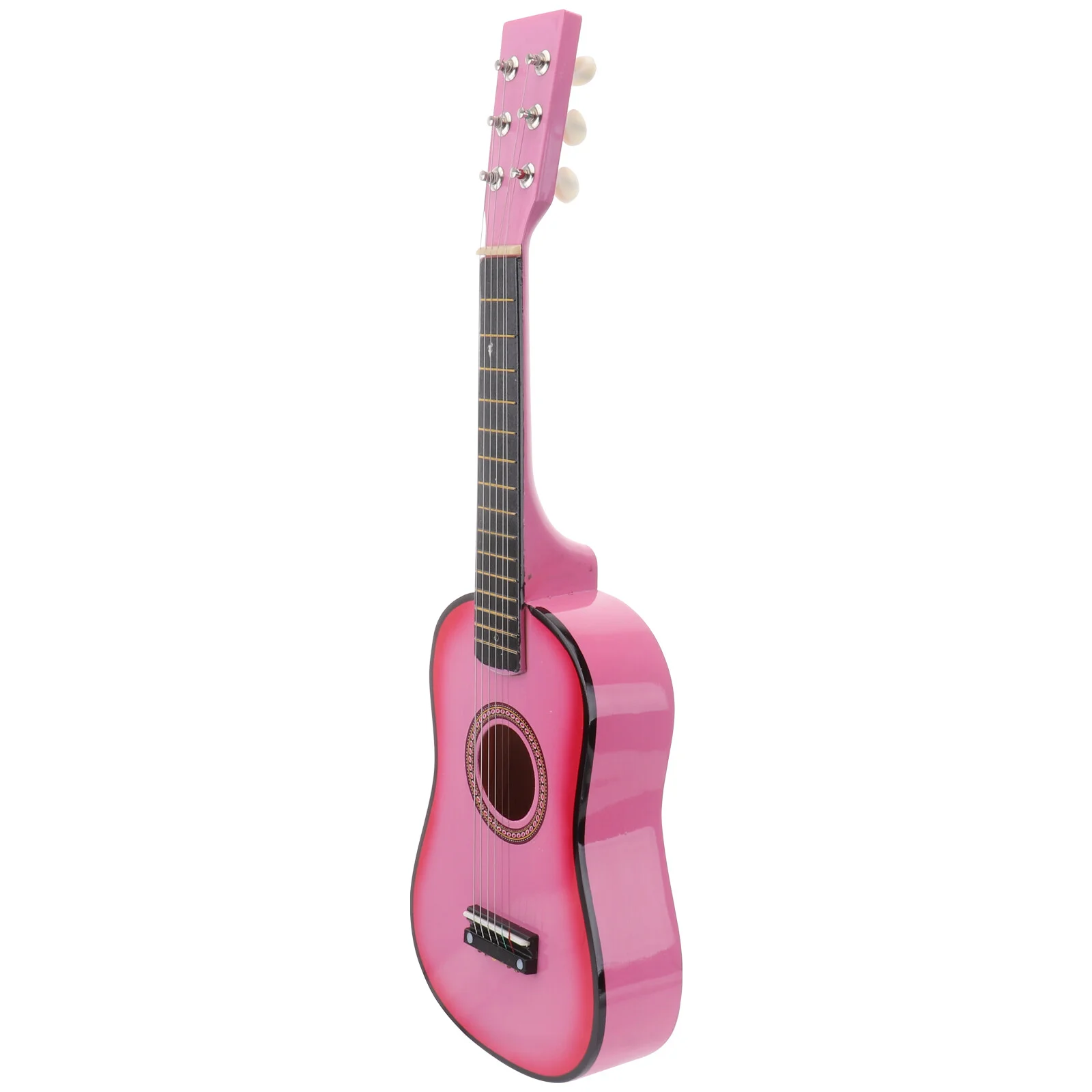 ピンク アコースティックギター 6弦 23 Inch Beginner Guitar Folk Acoustic Six String Basswood