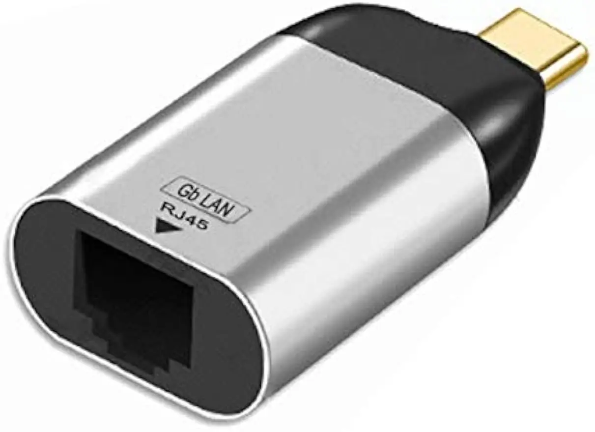 USB-C 노트북용 기가비트 이더넷 네트워크 LAN 어댑터, C타입 USB3.1-1000Mbps