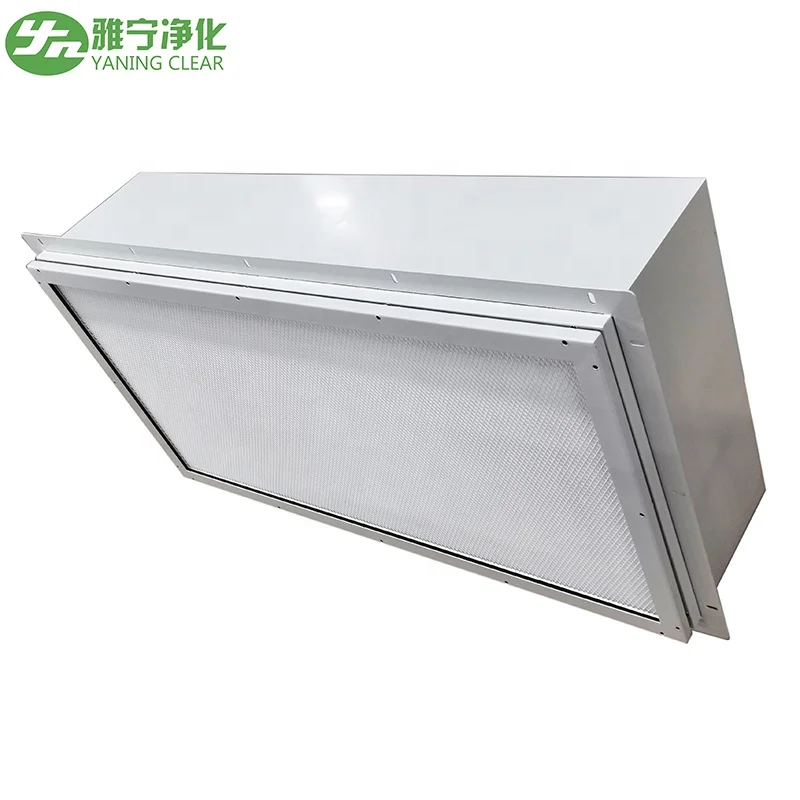 

YANING Clean Room Mushroom Air Diffuser Grilles Filter Replacement Alarm Laminar Flow FFU Hepa Fan Filter Unit for Cleanroom