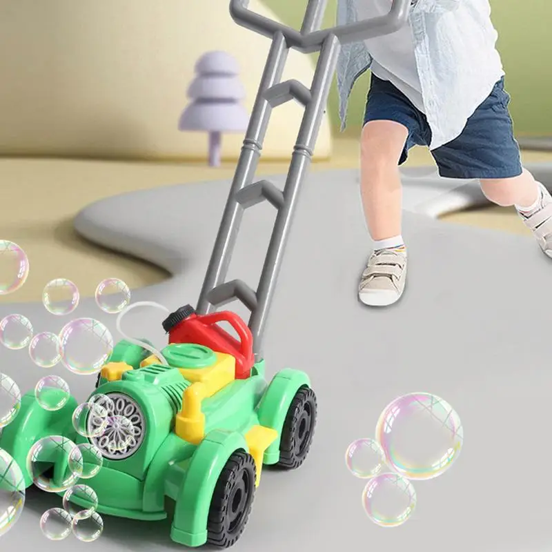 Kids Lawn Mower Bubble Machine Automatic Bubble Maker Toys With Light And Sound Party Atmosphere Maker Sunny Days Entertainment 4