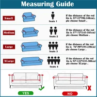 Living Room Sofa Cover Elastic Corner Sofa Cover Chair Cover 1/2/3/4 Seats Dustproof And Machine Washable 2