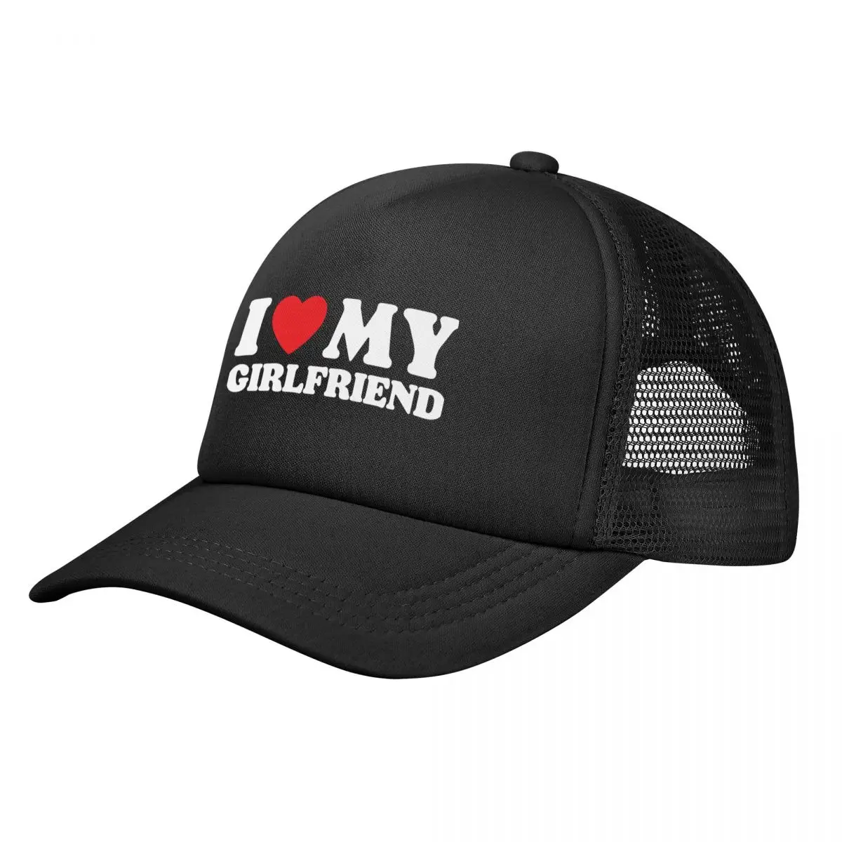 

I Love My Girlfriend Baseball Cap Fluffy Hat Icon Boy Child Women's