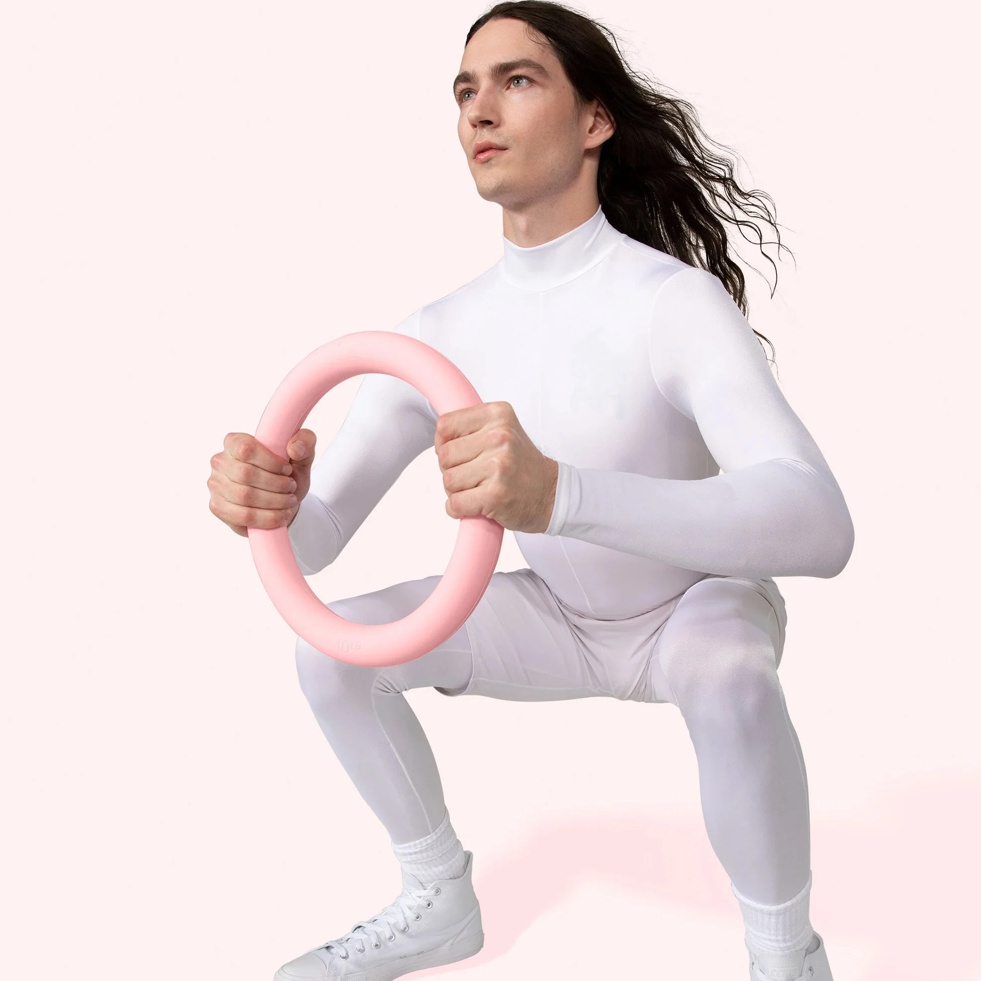 Description Picture 4 of itemCustom Color Home Gym Fitness Yoga Pilates Set Rubber PU Yoga Mat Silicone Dumbbell Power Ring Barbell Bar Beam Ankle Weight