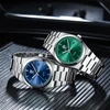QINGXIYA New Classic Fashion Men's Watches Fine Steel Original Quartz Watch for Man Luminous Date Waterproof Wristwatch Male 5