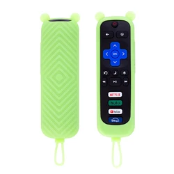 Luminous Anti-Slip Silicone TV Remote Protective Case (Luminous green)