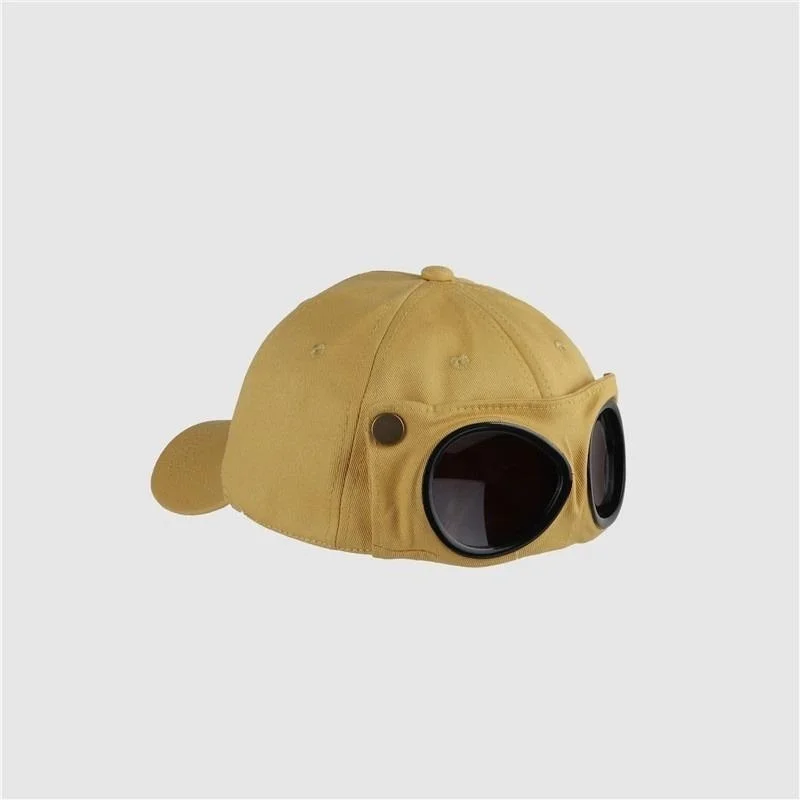 1 Stück Aviator Hat Koreanische Version der trendigen Brille Cap Sonnenbrille Baseball Cap Hip-Hop Persönlichkeit Cool Casual Summer Hat – Detail 16
