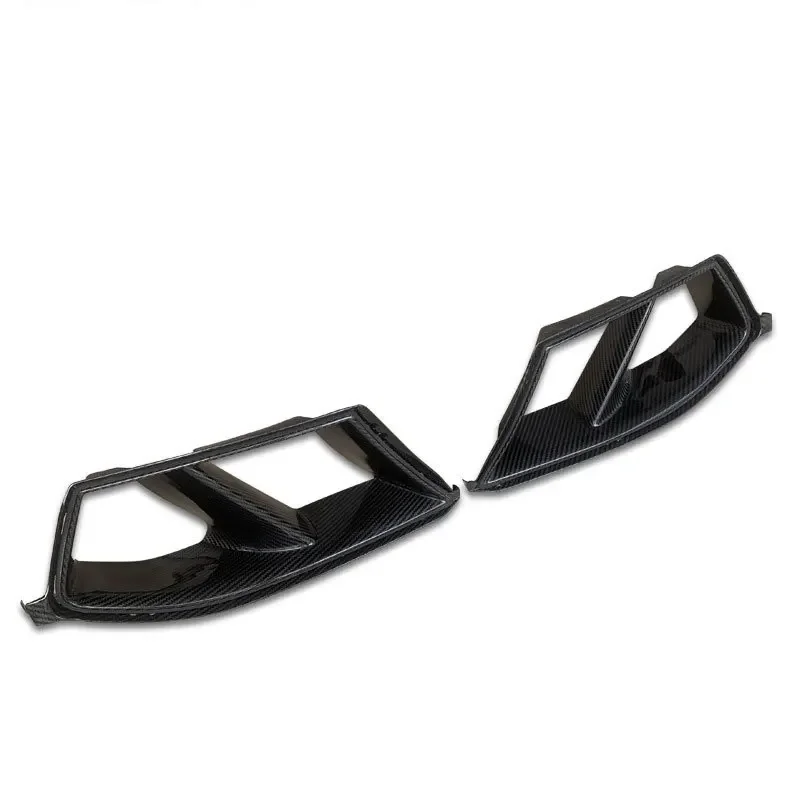 Real Dry carbon fiber suitable for BMW M3 G80 M4 G82 front bumper air vent MP front bumper air vent decoration car refit