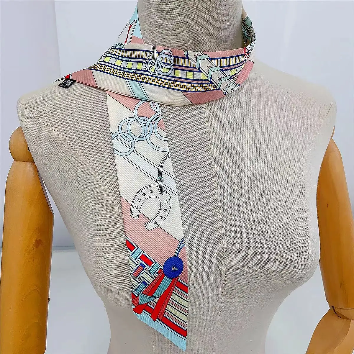 Damen-Gürtel im französischen Stil, Kettenschal, 1 Stück, langes Band, Haarband, Krawatte, Ganzjahres-Handtaschengurt, vielseitiges Accessoire – Detail 16