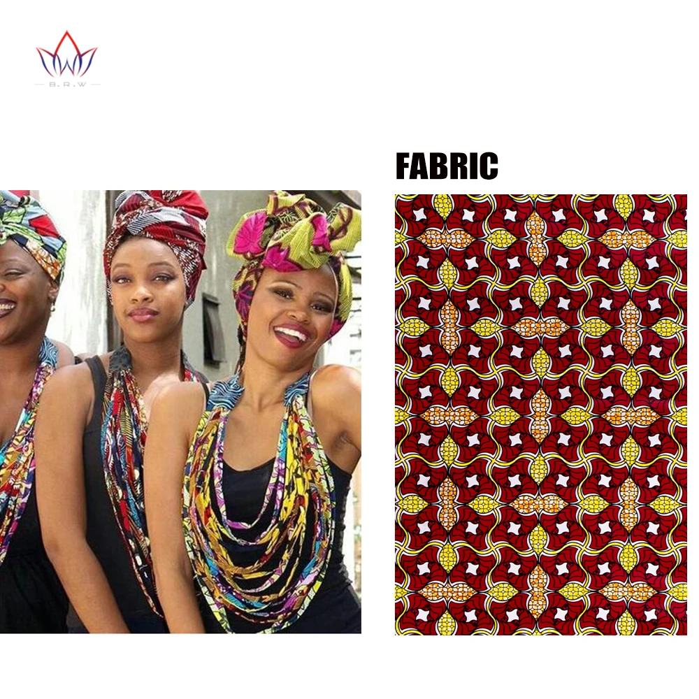 African Necklace and scarf Handmade Party Gifts Print Wax Fabric Women's Jewelry Multi-stranded Elegant Party Jewelry WYB571