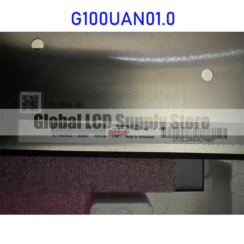 Auo 브랜드  LCD 디스플레이 스크린 패널, G100UAN01.0, 10.0 인치, 100% 테스트 완료, 빠른 배송