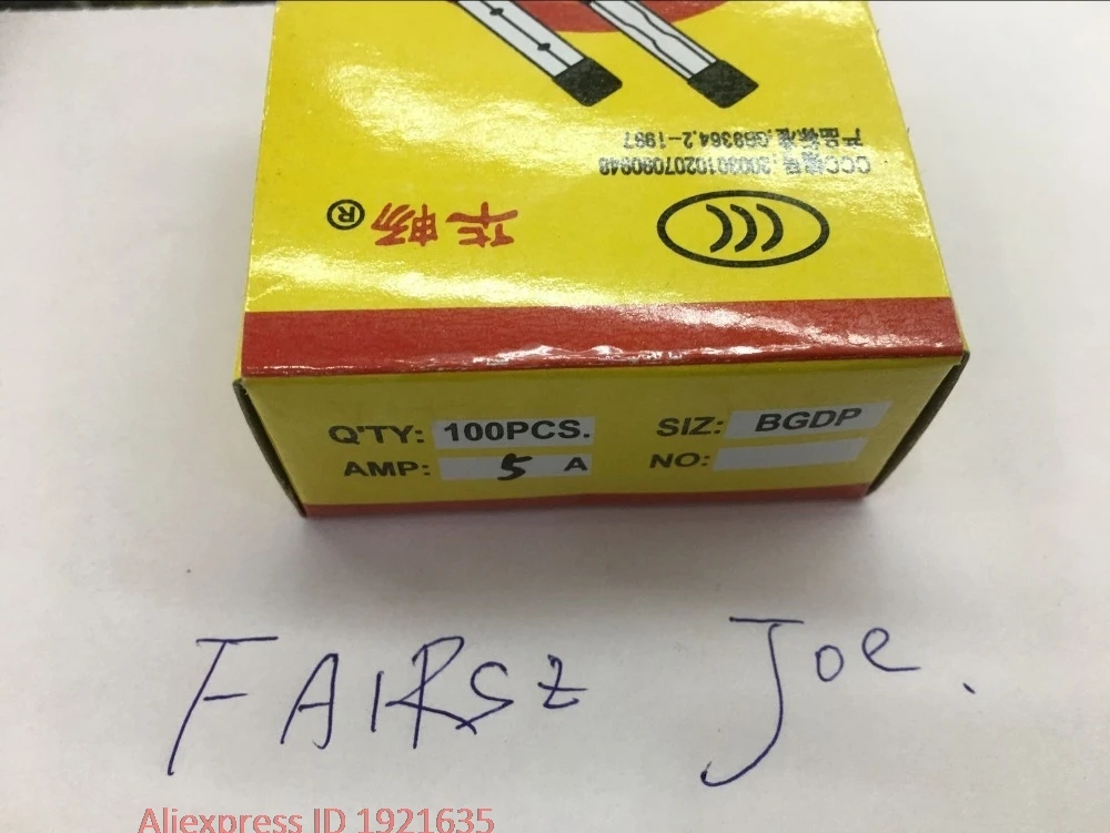500Pcs/Lot Fast Blow Glass Tube Fuses 6*30mm 5A Original 100Pcs/Box Total 5 Boxes Fuse Factory Sale.