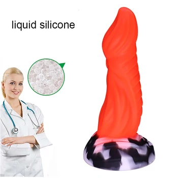 70mm Huge Anal Dildos For Women Men Gay Butt Plug Liquid Silicone Soft Anal Plug Animal Dildos Suction Cup Sex Toys 3
