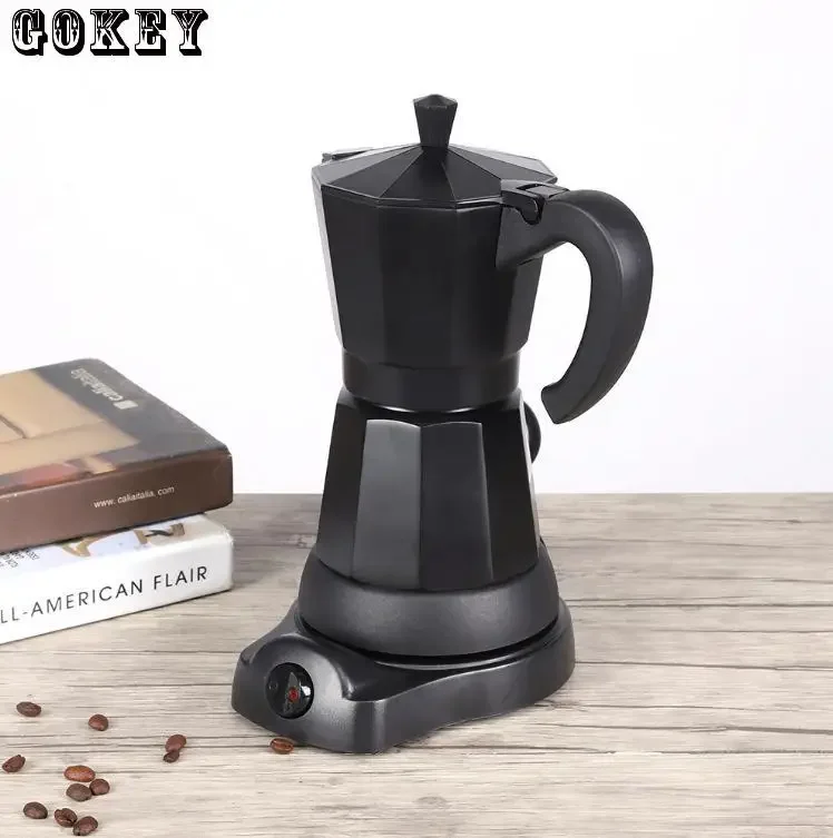 300ml Portable Electric Coffee Maker Stainless Steel Coffe Maker Espresso Mocha Coffee Pot  Portable Coffee Machine A Cafe Gk854 2