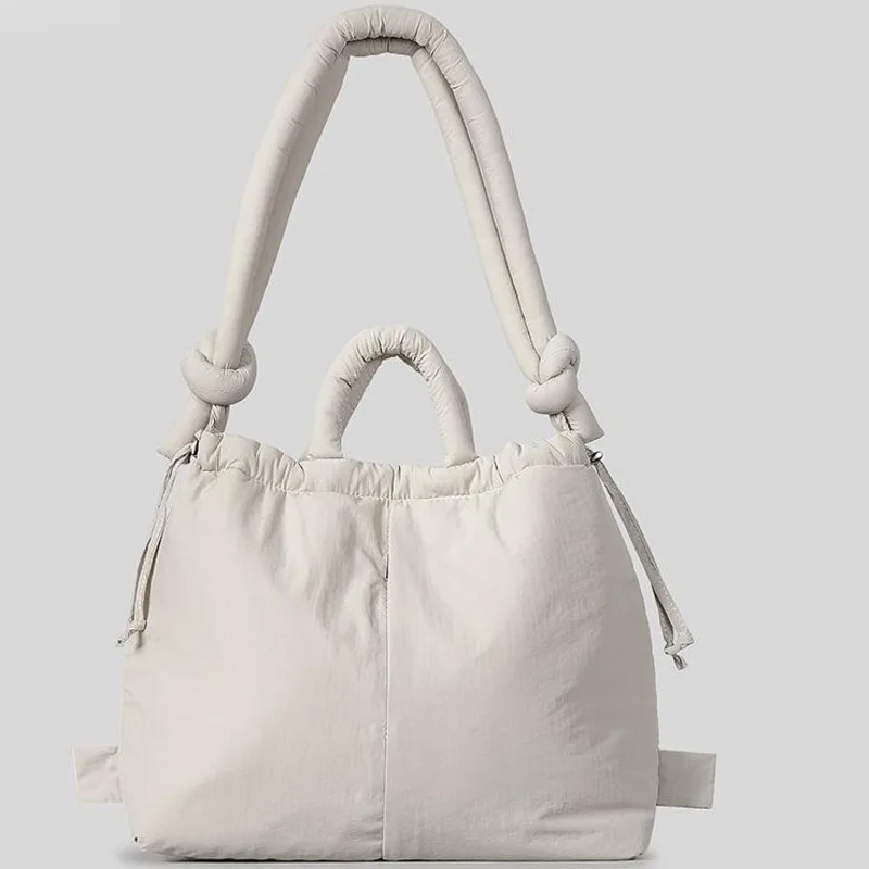 

Backpack Drawstring Shoulder Single Nylon Bag Handbag For Woman Large Capacity Casual High-Quality Messenger Luxury Crossbody