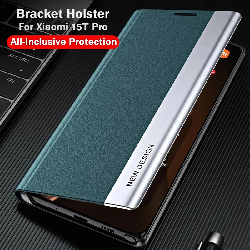 Luxury Shockproof Leather Flip Phone Case Cover