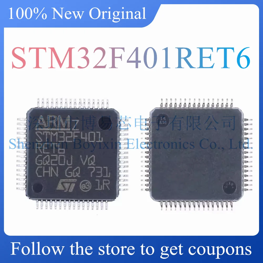 

NEW STM32F401RET6.Original genuine microprocessor. Package LQFP-64