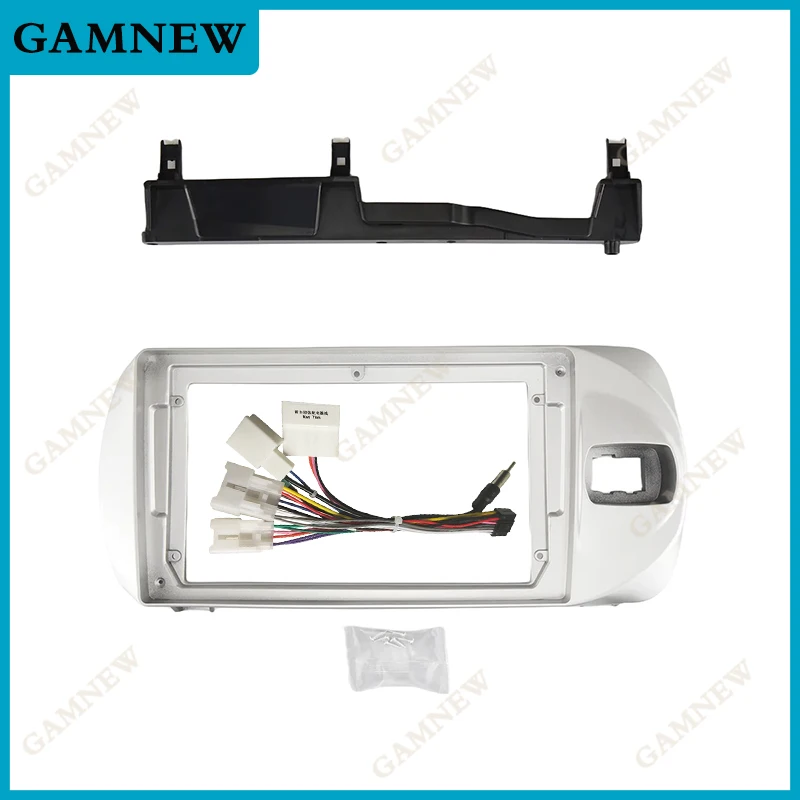 9 Inch Car Frame Fascia Adapter ȵ̵ Radio Audio Dash Fitting Panel Kit For Toyota Vitz 3 XP130 Yaris 2014-2019