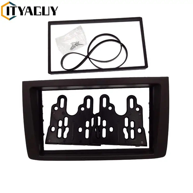 Di Alta Qualità 2 Din Car Kit Dash Fascia Per Fiat Idea 04-07 Dash Trim Audio Pannello Facia Installazione Telaio Frontalino Di Copertura